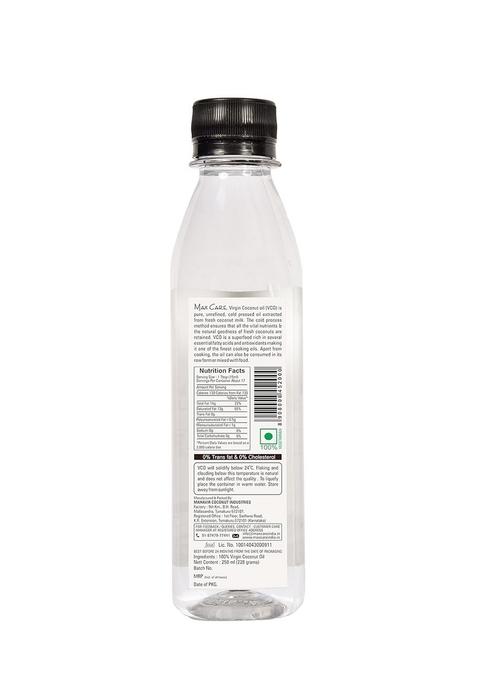 Max Care Virgin Coconut Oil (Cold Pressed) 250Ml