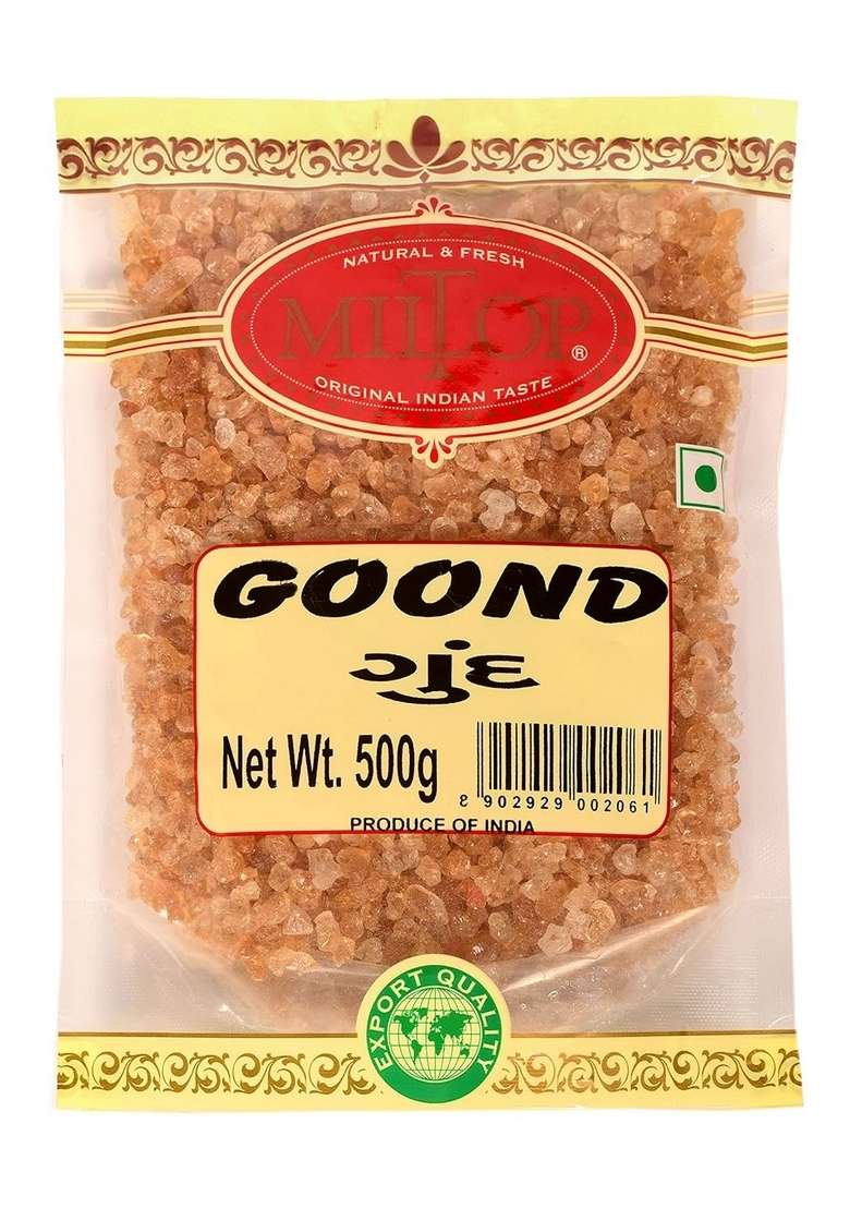 Miltop 100% Pure Natural Goond/Gaund Babul Edible, 500G - Indya