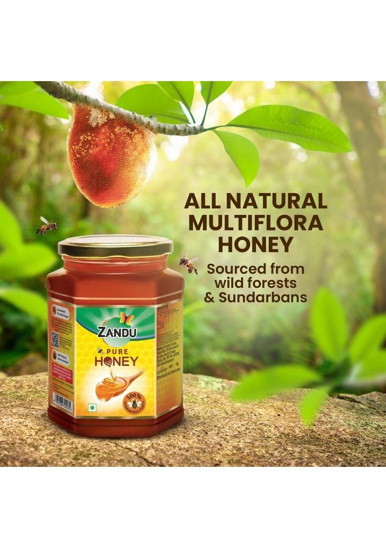 Zandu Pure Honey || 100% No Added Sugar & Adulteration, 1Kg