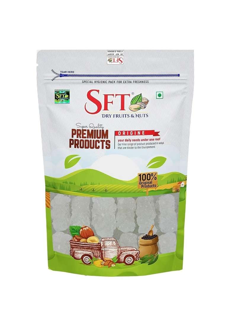 Sft Dhaga Mishri, 1Kg | Rock Sugar Pure Thread Crystal Mishri - Indya
