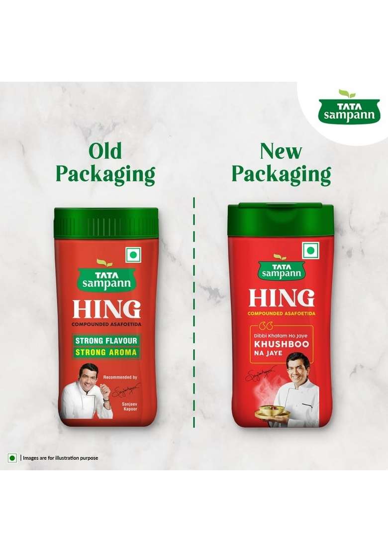 Tata Sampann Hing, Compounded Asafoetida (Bandhani Hing), 100G, Recommended By Chef Sanjeev Kapoor, Strong Flavour & Aroma - Indya