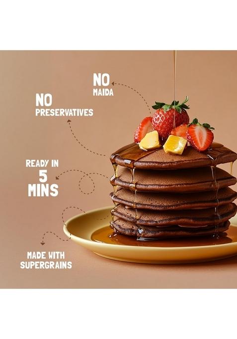 Slurrp Farm Instant No Maida Millet Pancake Mix | Chocolate, 150 G