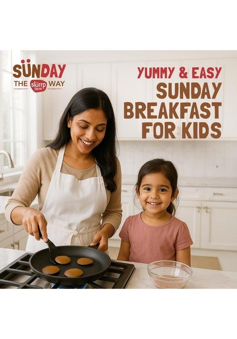 Slurrp Farm Instant No Maida Millet Pancake Mix | Chocolate, 150 G