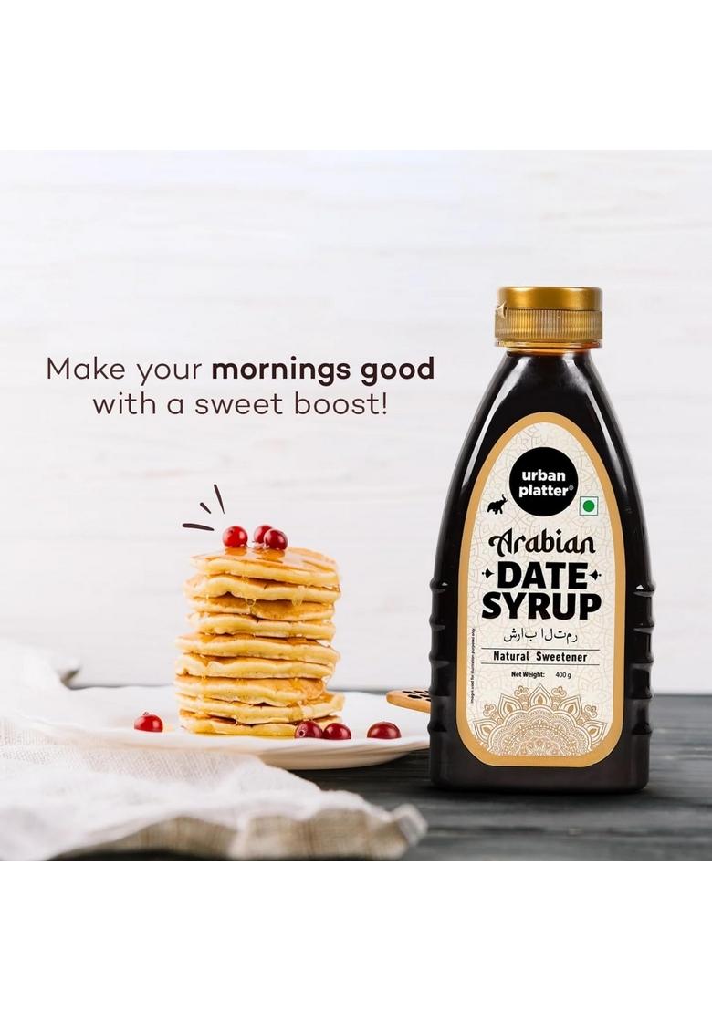 Urban Platter Date Syrup, 400G (Natural Sweetener | 100% Dates Refined Sugar Alternative)