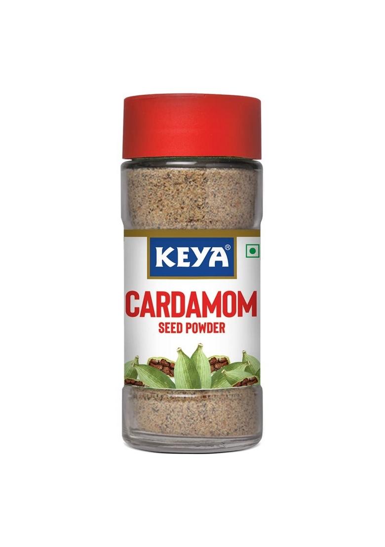 Keya Cardamom Seed Powder 50Gm | Only Seeds No Husk Elaichi Exotic Spices Aromatic, Finely Ground, Non-Gmo Ideal For Exquisite Flavoring 50G
