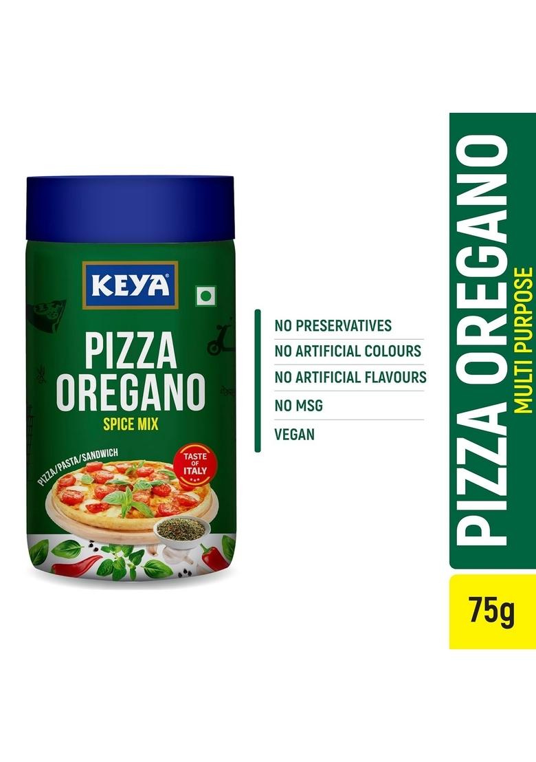 Keya Seasoning Combo | Pizza Oregano 75Gm Chilli 60Gm Seasonings For Pasta Premium All Natural & Healthy Italian Spice Blend Sprinkler No Artificial Flavours And Colours| Pack Of 2