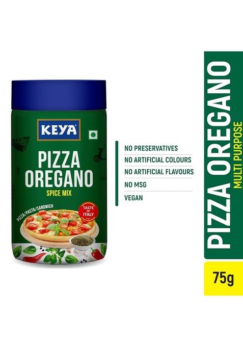 Keya Seasoning Combo | Pizza Oregano 75Gm Chilli 60Gm Seasonings For Pasta Premium All Natural & Healthy Italian Spice Blend Sprinkler No Artificial Flavours And Colours| Pack Of 2