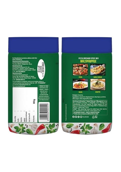 Keya Seasoning Combo | Pizza Oregano 75Gm Chilli 60Gm Seasonings For Pasta Premium All Natural & Healthy Italian Spice Blend Sprinkler No Artificial Flavours And Colours| Pack Of 2