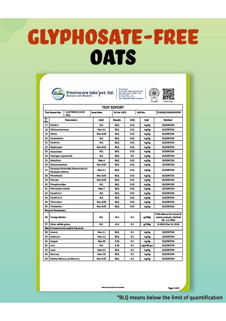 True Elements Rolled Oats 1.2 Kg