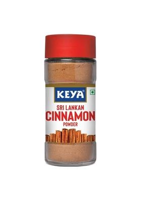 Keya Srilankan Certified Cinnamon Powder | Dalchini Ceylon Non Cassia Sourced From Sri Lanka 100% Pure & Natural Packed With Zero Preservatives Or Additives Indian Spices Aroma Flavour 45G
