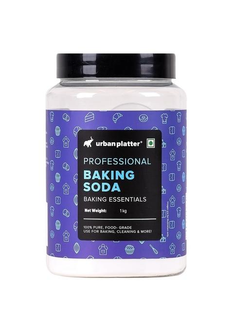 Urban Platter Baking Soda, 1Kg (Food-Grade Sodium Bicarbonate | Ideal For Baking, Cooking & Cleaning)