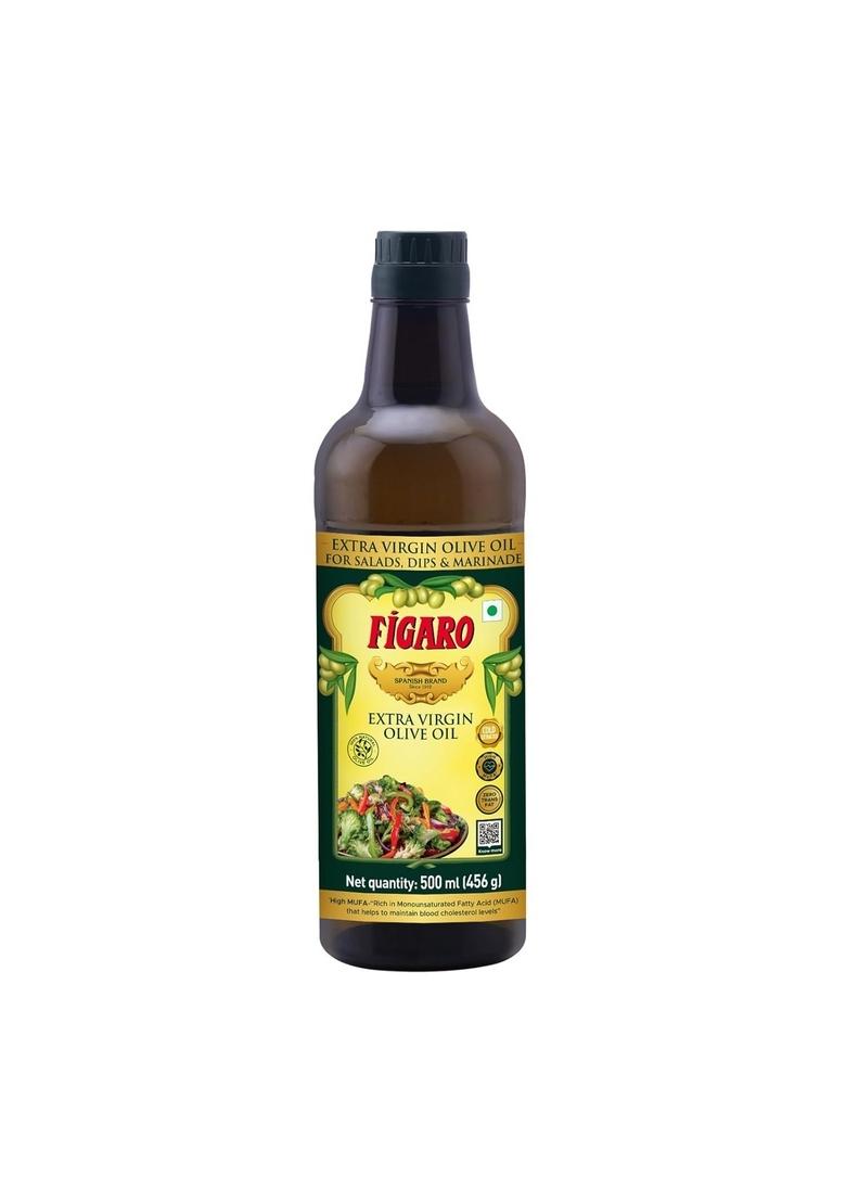 Figaro Extra Virgin Olive Oil- 100% Natural And Cold Extracted- Perfect For Salad, Paratha, Marinade