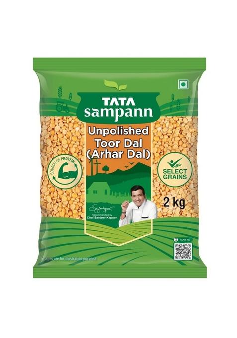Tata Sampann Unpolished Toor Dal 2 Kg