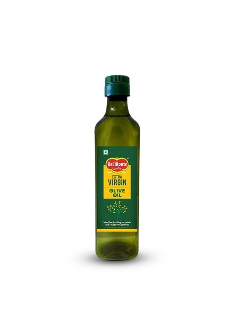 Del Monte Delmonte Extra Virgin Olive Oil (Imported)|Cold Extracted From A1 Grade Olives|Pure & Unrefined|Cholesterol Trans Fat-Free,Natural Antioxidants,Rich In Vitamin E K|500 Ml Pet Bottle.
