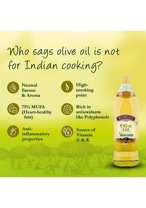Borges Olive Oil For Indian Cooking