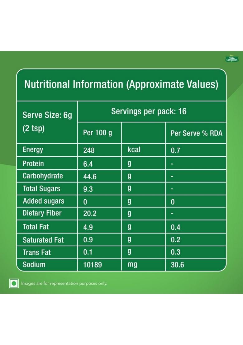 Tata Sampann Chaat Masala With Natural Oils, 100G, Chat Powder, Crafted By Chef Sanjeev Kapoor, Chef’S Exclusive Tip, Rich Aroma & Flavour