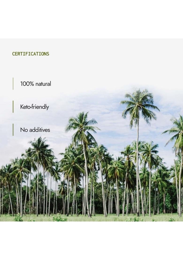 Kapiva Virgin Cold-Pressed Coconut Oil 250Ml | 100% Pure, Unrefined, Organic & Edible For Cooking, Skin Baby Care, Pulling Hair Keto Friendly