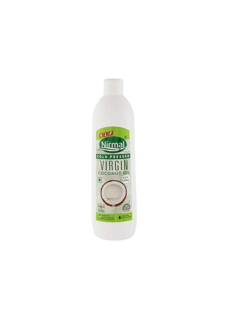 Klf Nirmal Cold Pressed Virgin Coconut Oilm, 500 Ml, Great For Skin Care & Hair | Natural Edible - Indya