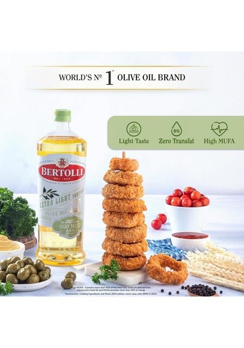 Bertolli Extra Light Tasting Olive Oil, 500Ml – Premium Quality Healthy Cooking Oil
