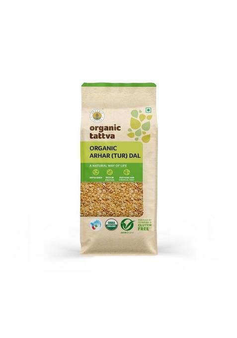 Organic Tattva Toor Dal, 1Kg Arhar Dal
