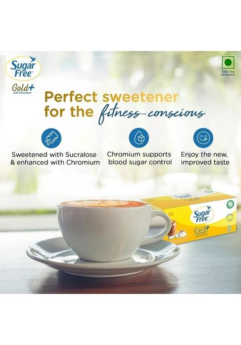 Sugar Free Gold, 100 Sachets (Pack Of 2) | India S No.1 Sweetner| Sweet Like With Low Calories| Scientifically Proven & Tested..