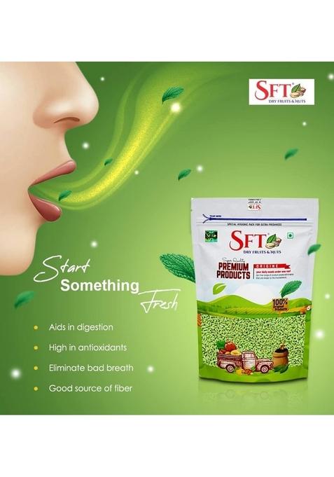 Sft Fennel Seeds Peppermint Coated (Scented Mouth Freshner) 1 Kg
