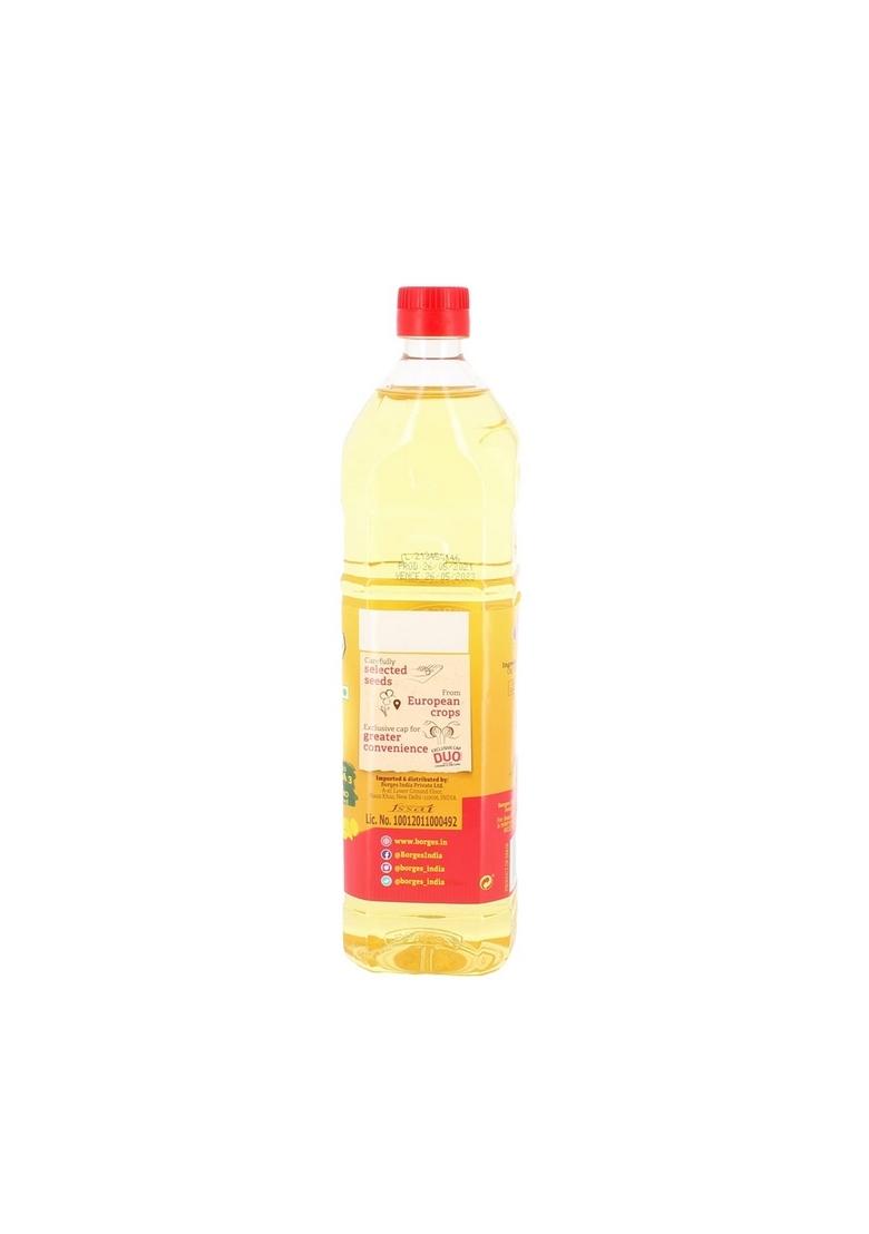 Borges Canola Oil -1L | Source Of Omega 3 100% Non Gmo Suitable For Deep Frying |Delicate Flavour