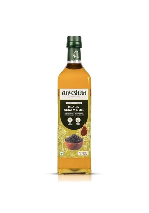 Anveshan Wood Cold Pressed Black Sesame Oil
