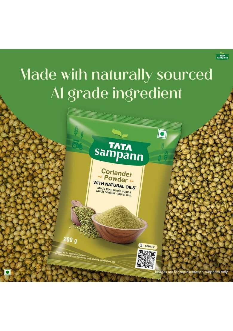 Tata Sampann Coriander Powder With Natural Oils, 500G, Dhania - Indya