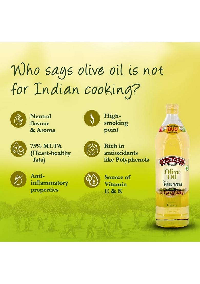 Borges Olive Oil For Indian Cooking