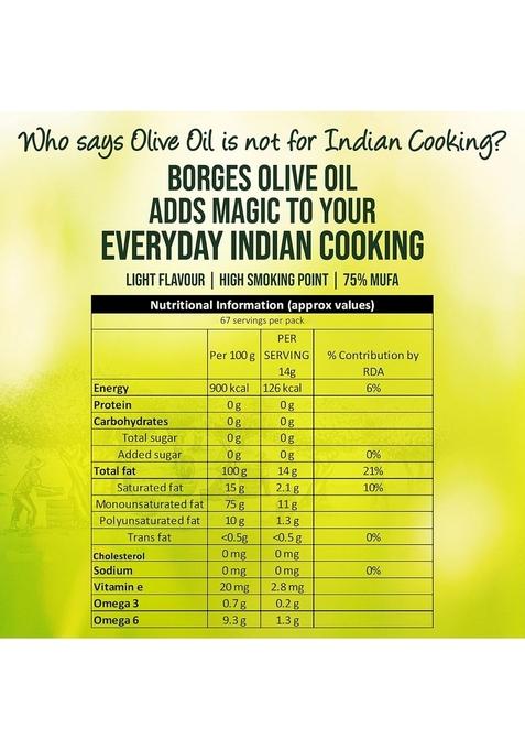 Borges Olive Oil For Indian Cooking