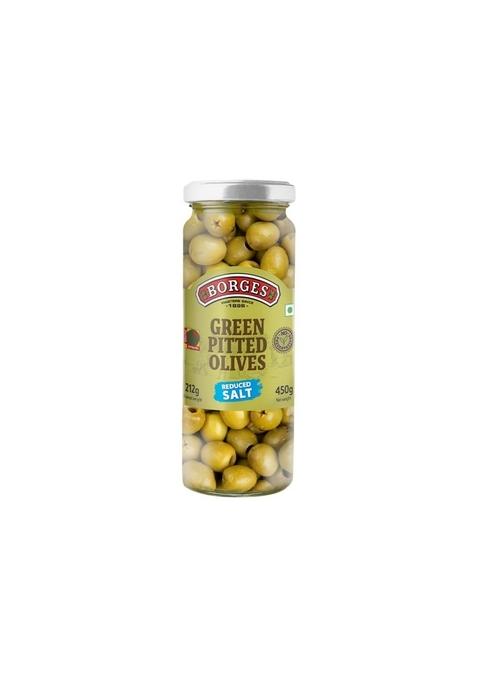 Borges Green Pitted Olives, 450G