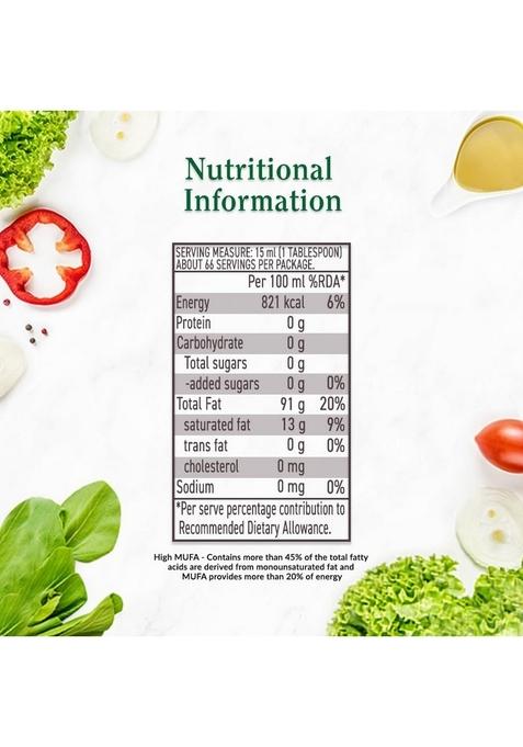 Bertolli Extra Virgin Olive Oil, 1L – Pure Healthy Cooking Oil