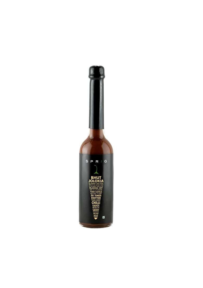 S P R I G Bhut Jolokia Sauce - Made With World