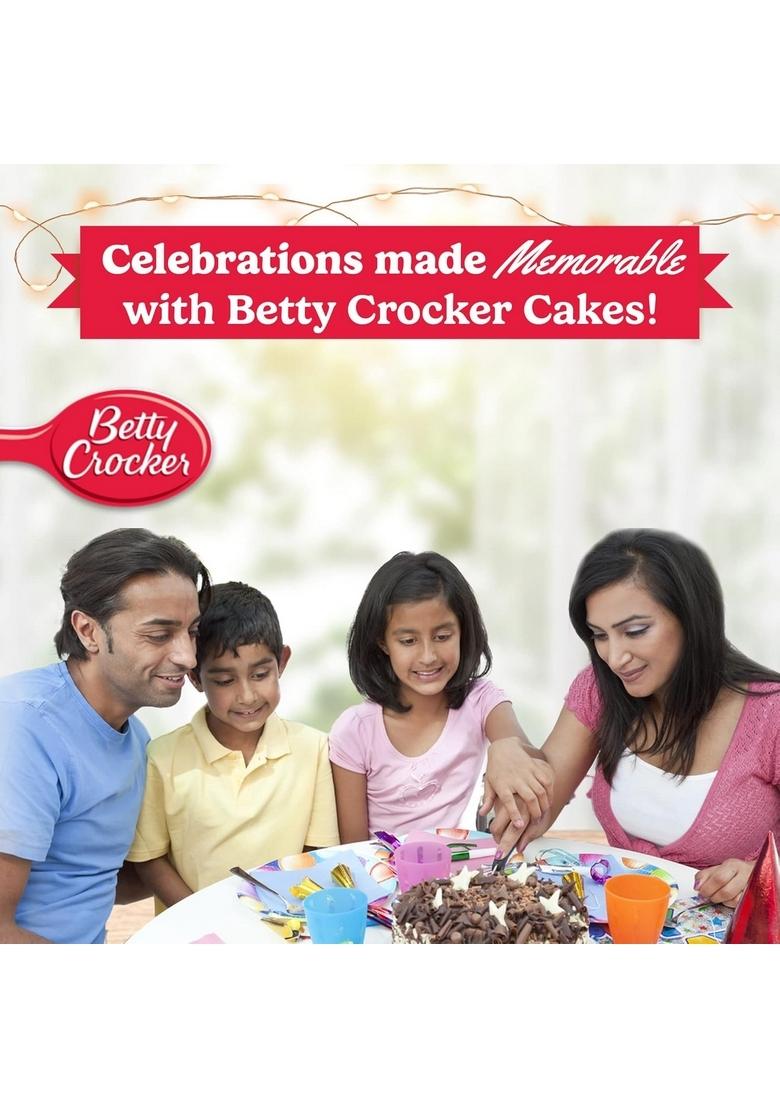 Betty Crocker Choco Fudge Instant Cake Mix Powder| For Kids| No-Preservatives|475G
