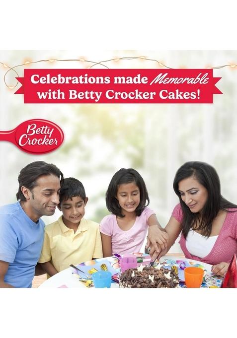 Betty Crocker Choco Fudge Instant Cake Mix Powder| For Kids| No-Preservatives|475G