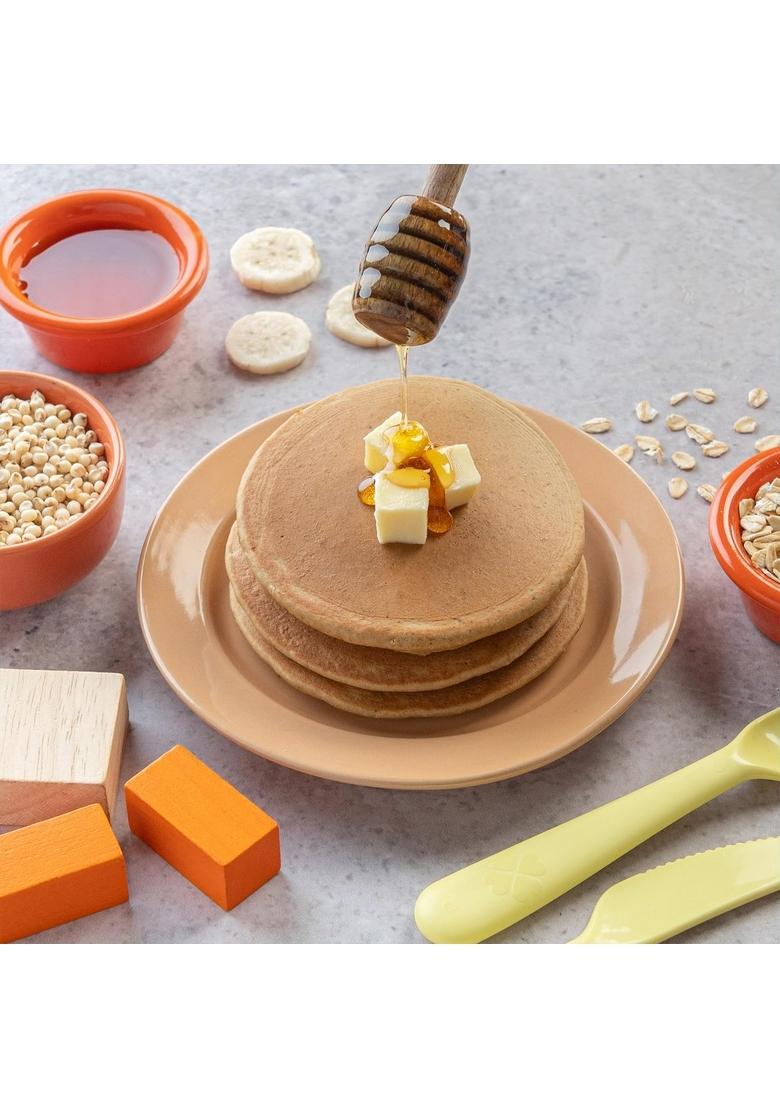 Slurrp Farm No Maida Pancake Mix | Instant Breakfast Made With Oats And Jowar 100% Vegetarian Eggless Healthy For Kids & Adults Classic- Pack Of 3 X 150G