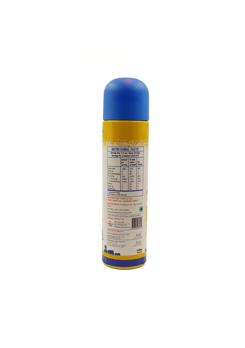 Spray Lite Natural Cooking Spray, 177G - Indya