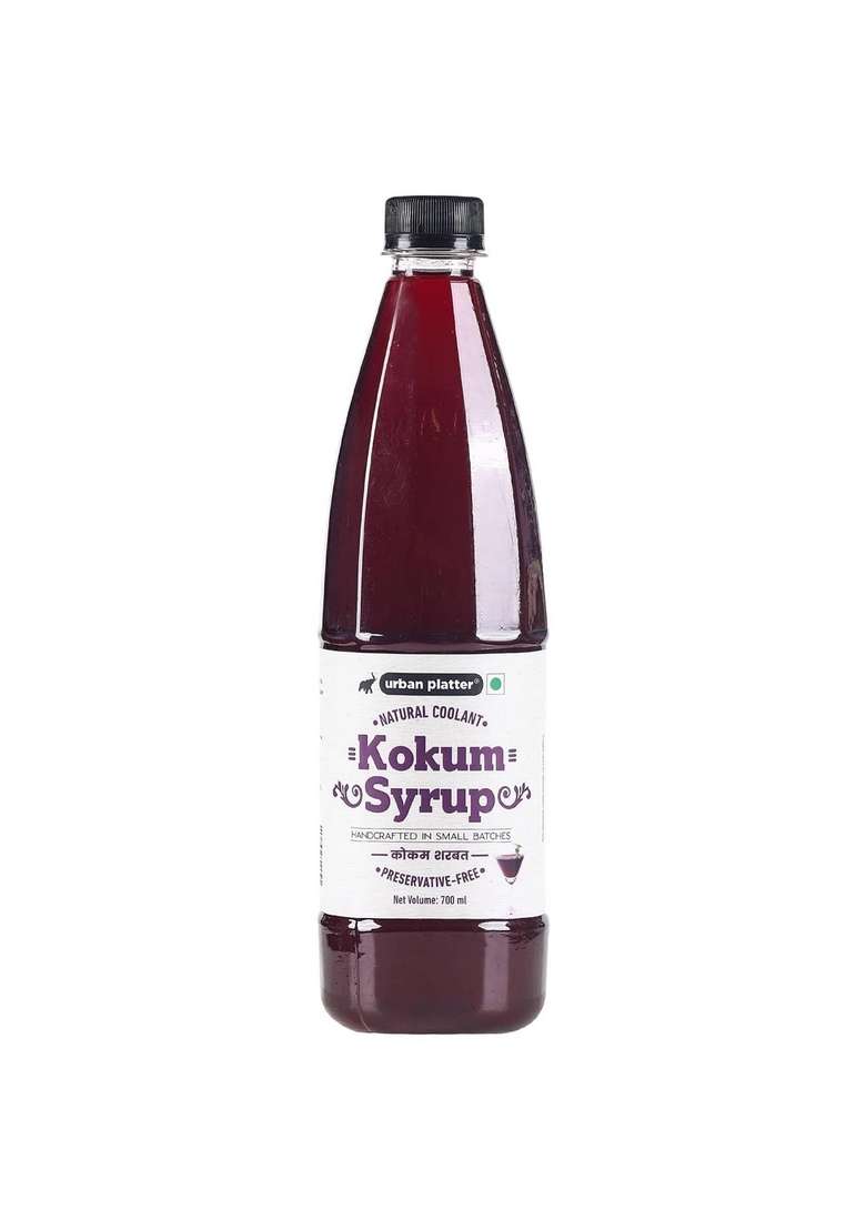 Urban Platter Kokum Syrup, 700Ml (Refreshing & Natural Body Coolant With Cumin/Jeera | Digestive Aid Additive-Free) - Indya