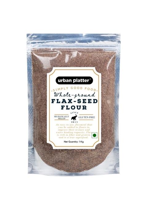 Urban Platter Whole Ground Flax Seed Flour-Cold-Milled, 1000 G
