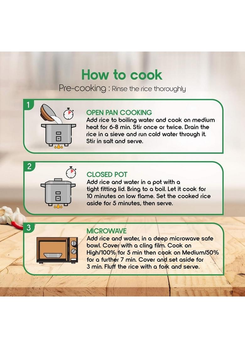 Fortune Biryani Special Basmati Rice, 1 Kg |Extra Long Grain Rice (Up To 24 Mm) | Ideal For