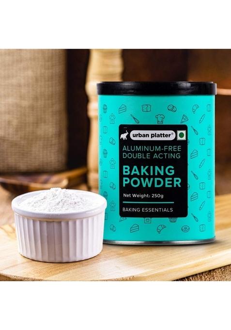 Urban Platter Aluminium-Free Baking Powder, 250G (Double-Acting Leavening Agent | Perfect For Fluffy Cakes, Breads, Baking)