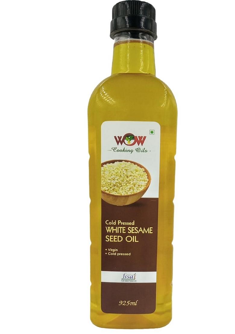 Wow Cooking Oils Cold Pressed White Sesame Seed Oil, 925 Ml