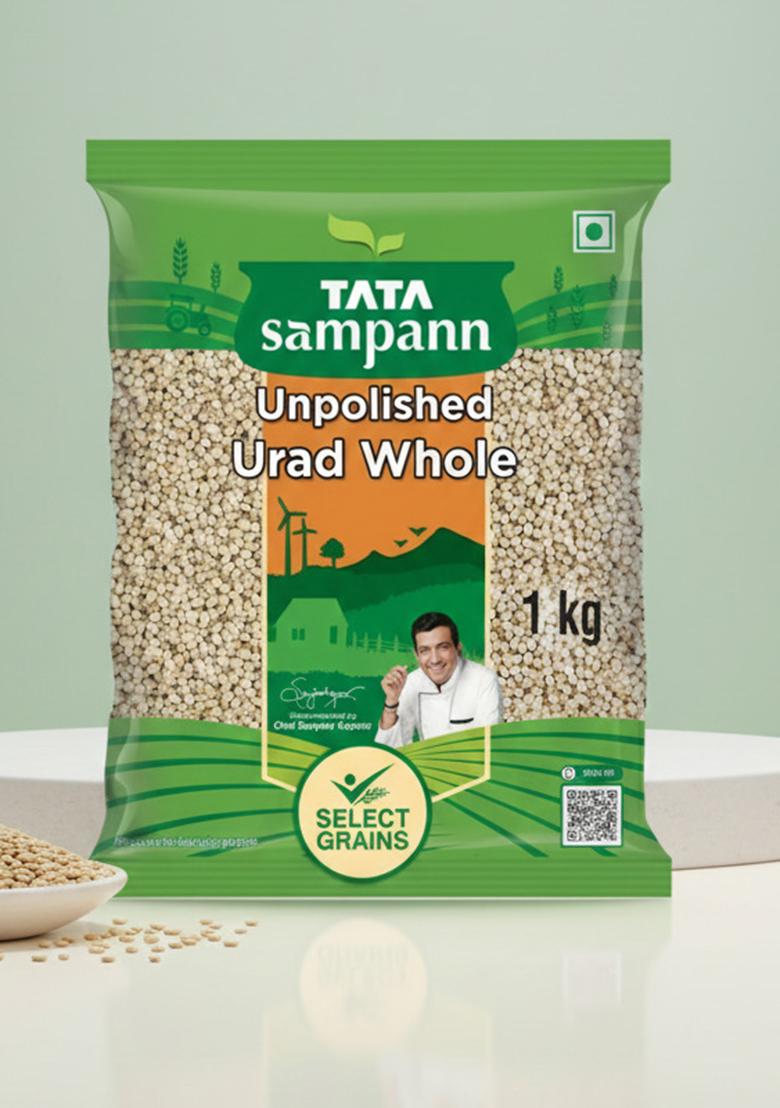 Tata Sampann Unpolished Urad Dal Whole, 1Kg