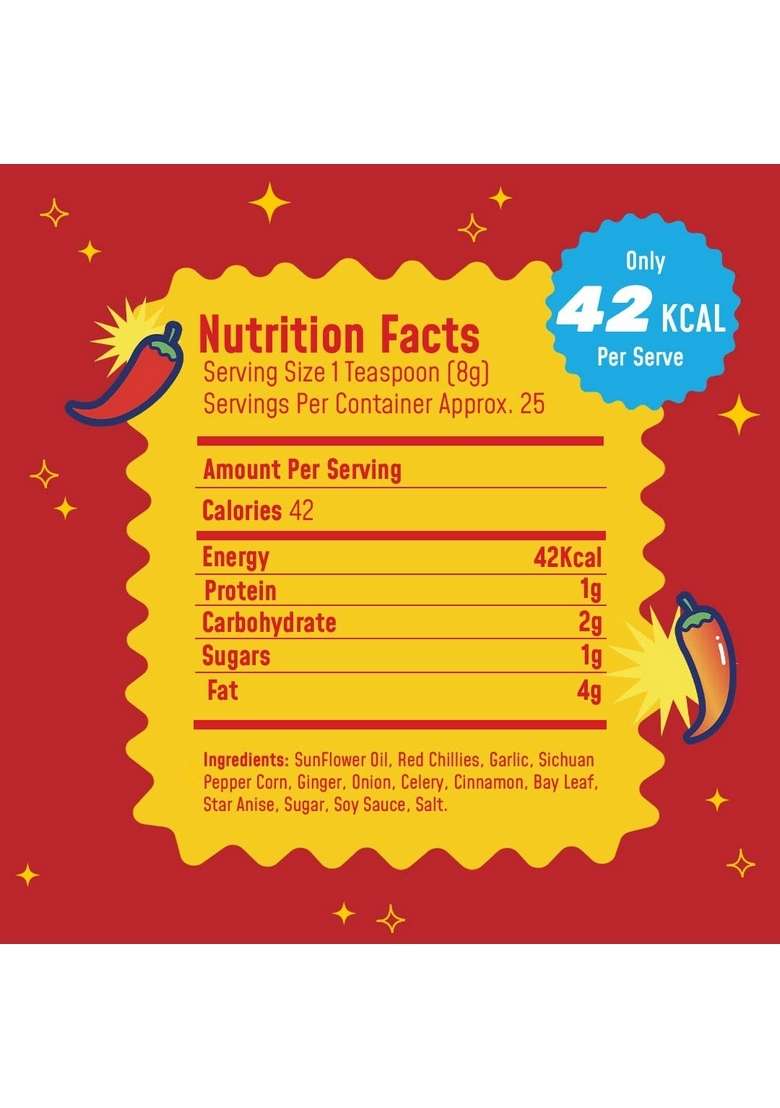 Masterchow Sichuan Chilli Oil (170G) | Spicy, Crunchy, Garlicky Flavor Made With Peppercorns, Crunchy Garlic & Red Chillies Gluten-Free Eat Momos, Pizza, Noodles - Indya