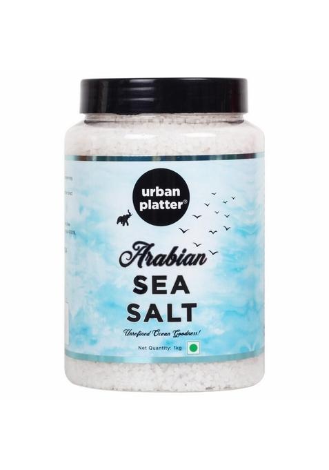 Urban Platter Arabian Sea Salt Flakes Jar, 1Kg