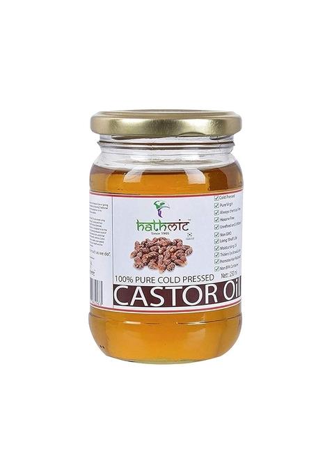Hathmic Virgin Cold Pressed Castor Oil, 250Ml