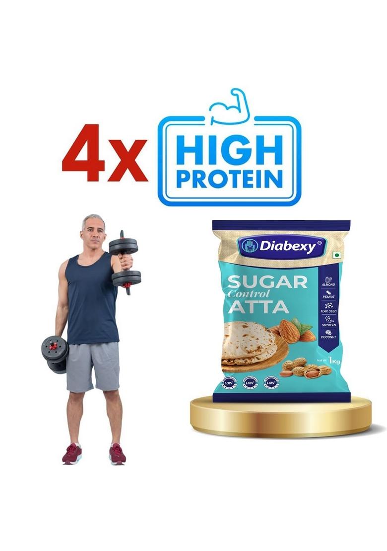 Diabexy Sugar Control Atta For Diabetics Pack Of 3 (1Kg Each)