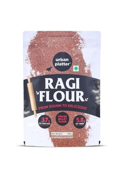 Urban Platter Ragi Flour, 500G (Finger Millet/Nachni Atta | Iron & Calcium-Rich)