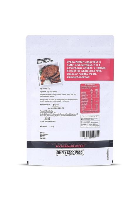Urban Platter Ragi Flour, 500G (Finger Millet/Nachni Atta | Iron & Calcium-Rich)